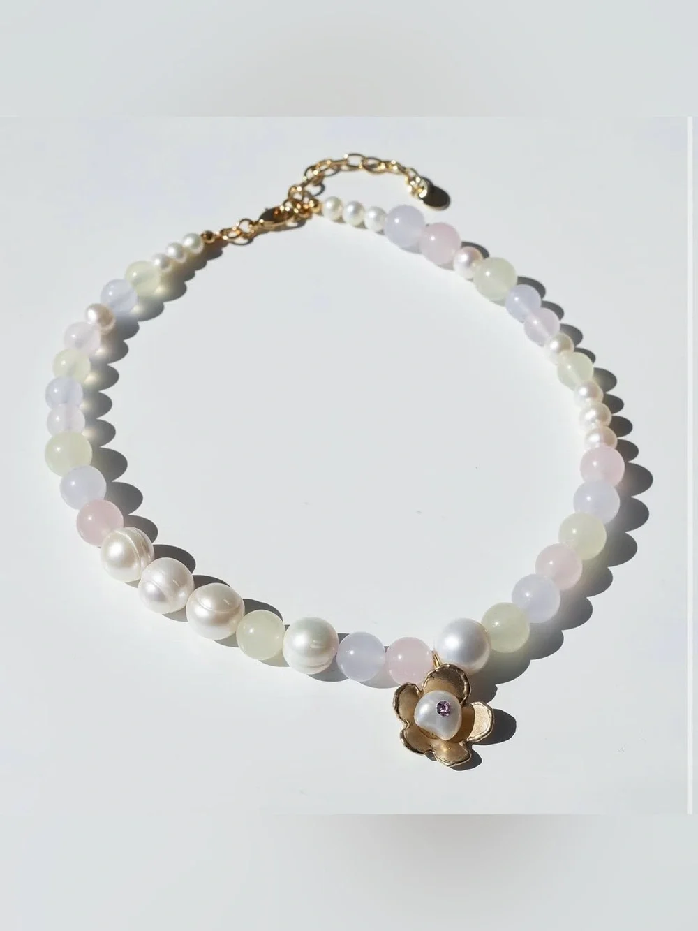 Anita Berisha Pastel Dreams Necklace NWT Jade Pearl Choker⁠